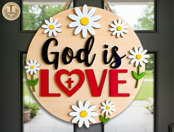 Download Christian Door Sign Laser Cut File SVG - Svg Collection