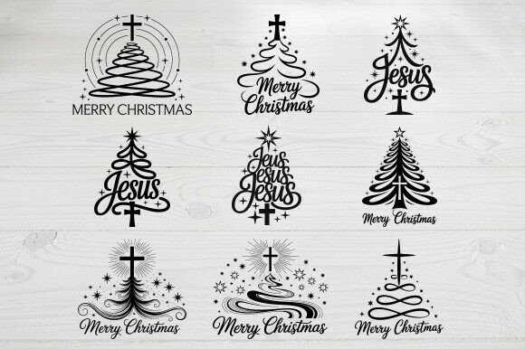Download Merry Christmas Cross SVG Bundle - Svg Collection