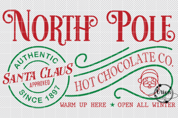 Download North Pole Hot Chocolate Co. SVG PNG - Svg Collection