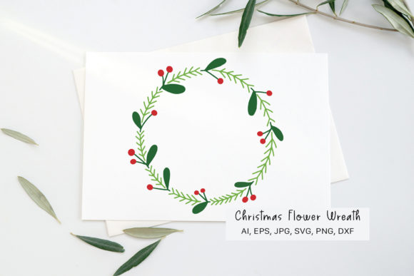 Download Holly Wreath Svg, Christmas Wreath Svg - Holly Collection