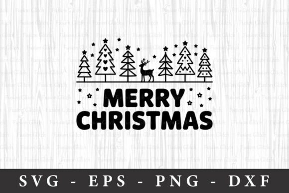 Download Merry Christmas Trees Svg Cut File - Svg Collection