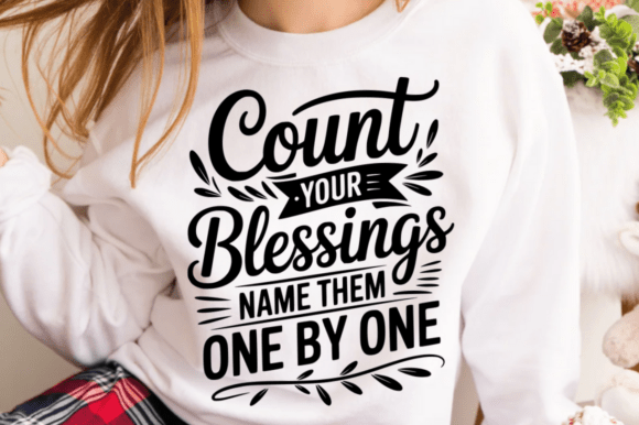 Download Inspirational Count Your Blessings SVG - Svg Collection