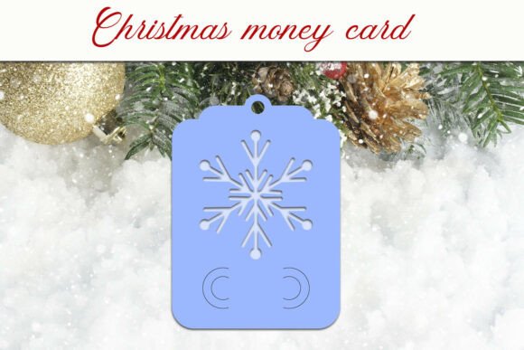 Download Christmas Snowflake Money Card Svg - Svg Collection