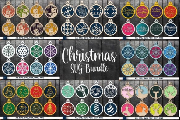 Download Layer Paper Christmas Balls SVG Bundle - Svg Collection