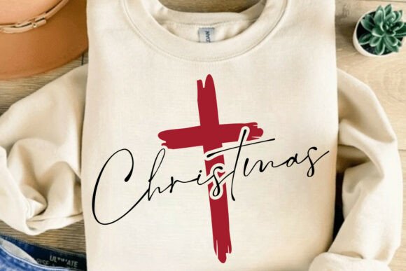 Download Christmas Cross SVG, Christian Christmas - Svg Collection