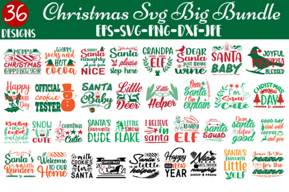 Download Christmas SVG Bundle. - Svg Collection