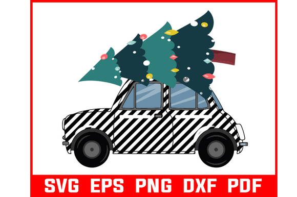 Download London Cab with Christmas Gift Svg - Svg Collection
