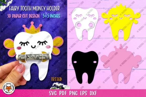 Download Tooth Fairy Money Card Holder SVG - Svg Collection