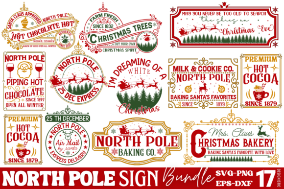 Download North Pole Sign SVG Bundle - Svg Collection