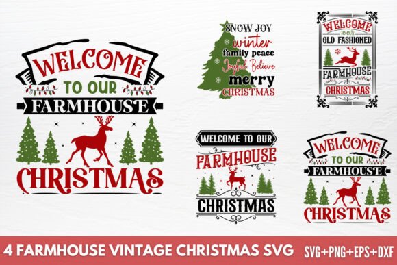 Download Farmhouse Vintage Christmas SVG - Svg Collection