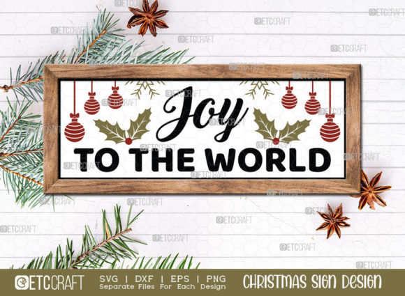 Download Joy to the World Sign SVG Cut File - Svg Collection