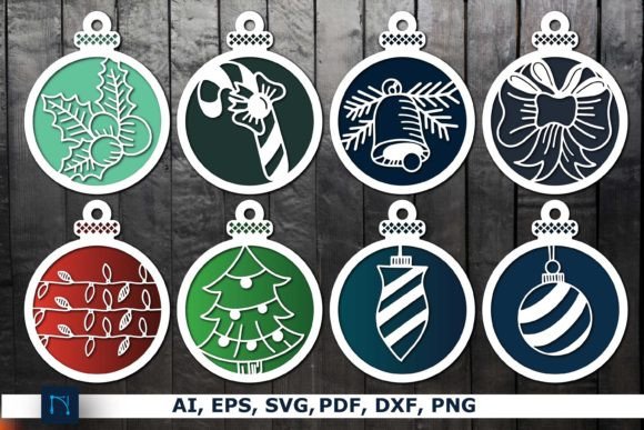 Download Layer Paper Christmas Balls SVG Bundle - Svg Collection