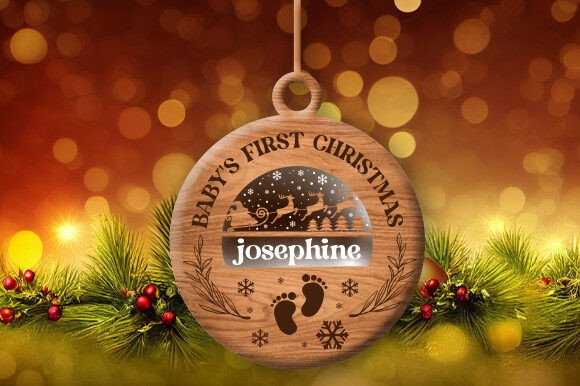 Download Baby's First Christmas Ornament Svg - Svg Collection