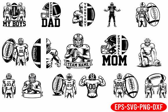 Download Personalized Football SVG Bundle - Svg Collection