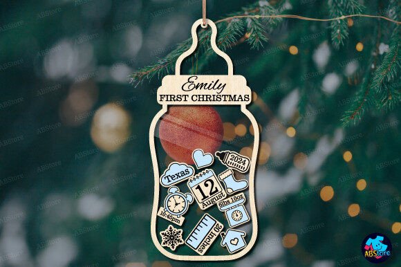 Download Baby's First Christmas Ornament Svg - Svg Collection