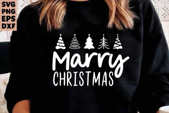 Download Merry Christmas Trees SVG PNG - Svg Collection