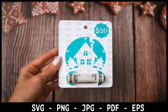 Download Christmas Money Card Holder SVG - Svg Collection