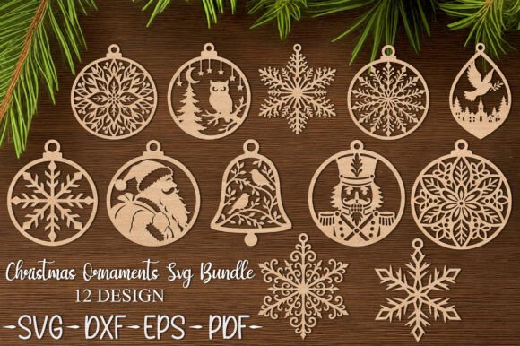 Download Christmas Ornaments SVG Bundle - Svg Collection
