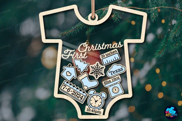 Download Baby's First Christmas Ornament Svg - Svg Collection