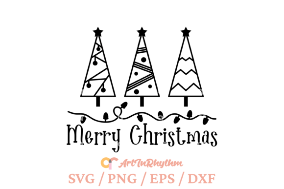 Download Merry Christmas Trees Svg - Svg Collection