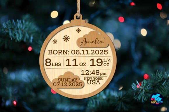 Download Baby's First Christmas Ornament SVG - Svg Collection