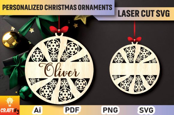 Download Personalized Christmas Ornaments SVG - Svg Collection