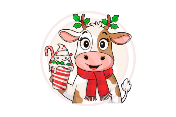 Download Highland Cow Christmas Svg, Hot CocA Svg - Svg Collection