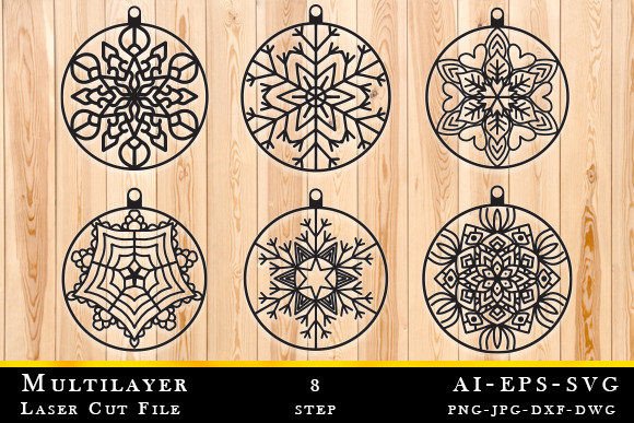 Download Laser Cut Christmas Ball SVG - Svg Collection