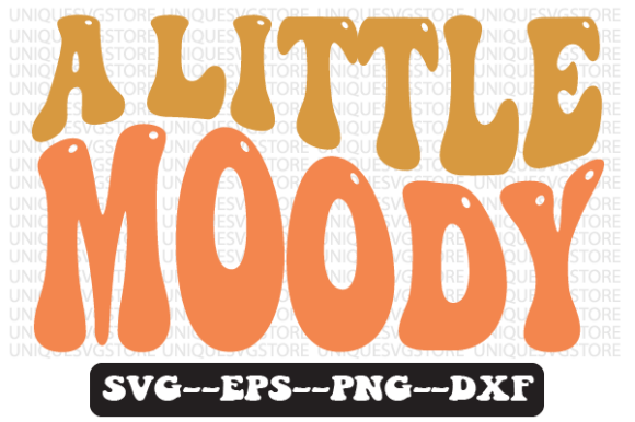 Download A Little Moody Retro Wavy Svg Design - Svg Collection