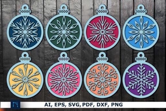 Download Layer Paper Christmas Balls SVG Bundle - Svg Collection