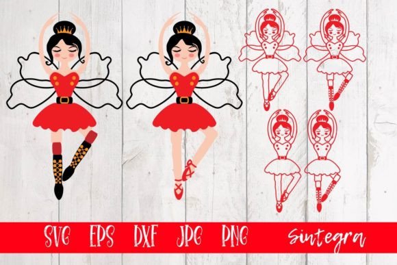 Download Plum Fairy SVG Cut File, Christmas Fairy - Svg Collection