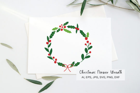 Download Holly Wreath Svg, Christmas Wreath Svg, - Holly Collection