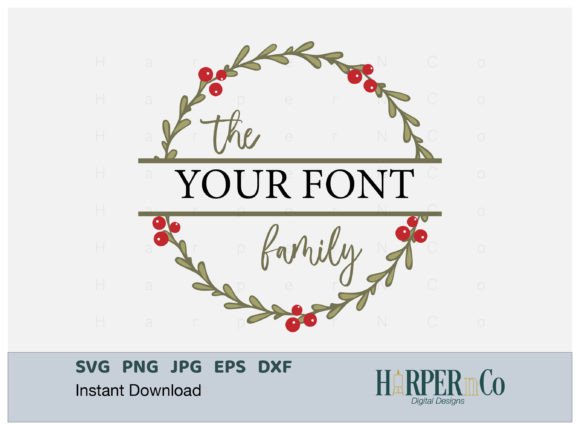 Download Christmas Wreath SVG, Personalized, PNG - Svg Collection
