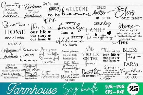 Download Farmhouse SVG Bundle, Farmhouse Sign SVG - Svg Collection