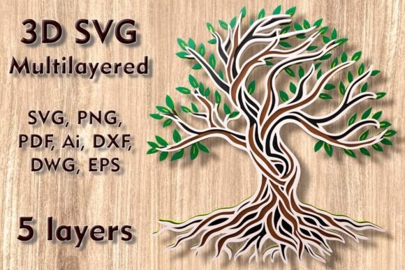 Download Tree of Life 3D Svg Multilayer Cut Files - Svg Collection