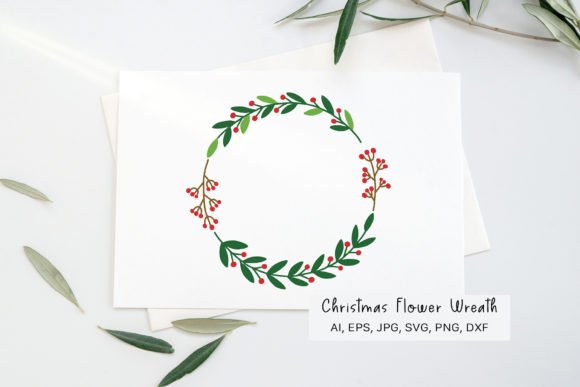 Download Holly Wreath Svg, Christmas Wreath Svg - Holly Collection