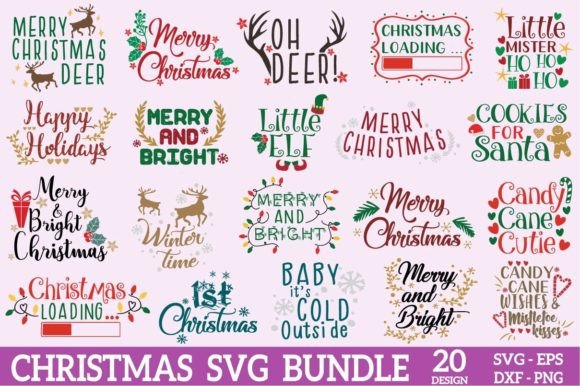 Download Christmas SVG Bundle, Winter PNG Bundle - Svg Collection