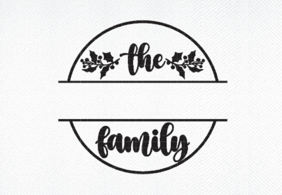 Download Christmas Family Name Monogram SVG, PNG - Svg Collection