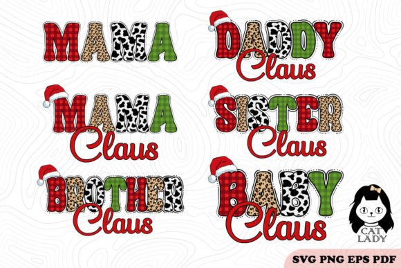 Download Family Claus Christmas SVG PNG - Svg Collection