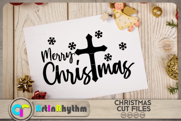 Download Merry Christmas Cross SVG - Svg Collection
