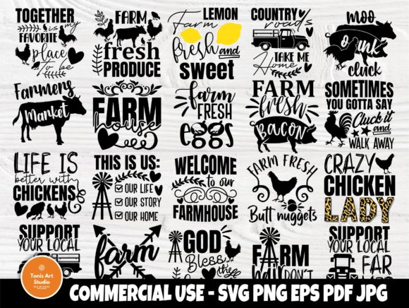 Download Farmhouse SVG Bundle, Chicken Svg, Farm - Svg Collection