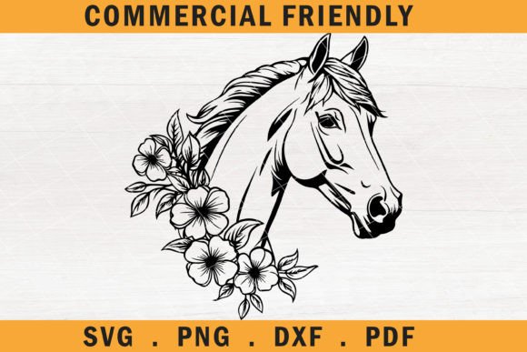 Download Horse SVG, Floral Horse Cricut SVG, Mare - Svg Collection