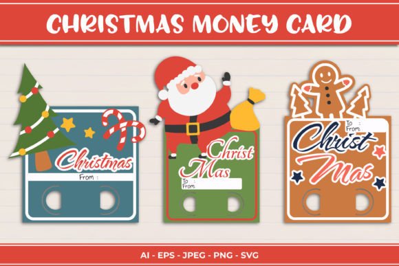 Download Christmas Money Card SVG - Svg Collection