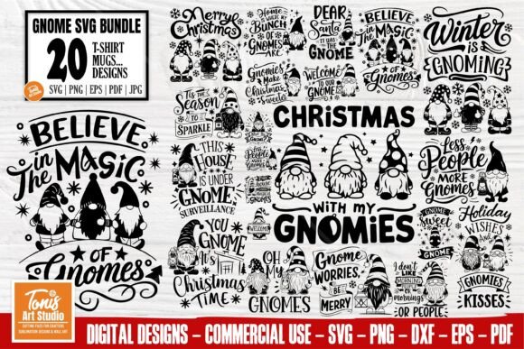 Download Christmas Gnome SVG Bundle - Svg Collection