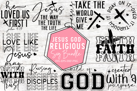 Download Jesus God Religious SVG Bundle - Svg Collection