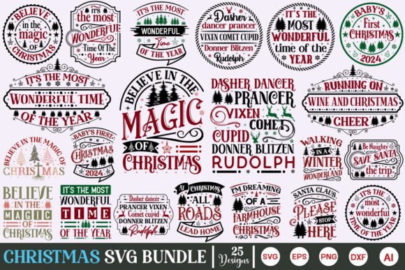 Download Farmhouse Christmas Sign SVG Bundle - Svg Collection