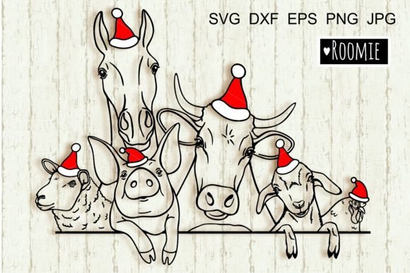 Download Christmas Farm Animals Svg - Svg Collection