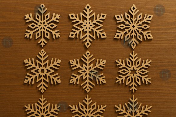 Download Geometric Snowflakes Laser-Cut SVG Bundl - Svg Collection
