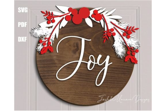 Download Joy Christmas Door Hanger SVG File - Svg Collection