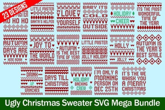 Download Ugly Sweater SVG Bundle - Svg Collection